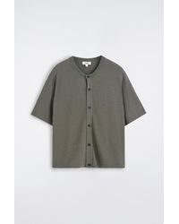 COS - Bouclé-Knit Short-Sleeved Cardigan - Lyst