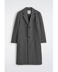COS - Single-Breasted Wool Long Coat - Lyst