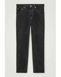 COS - Signature Corduroy Straight-leg Jeans - Lyst