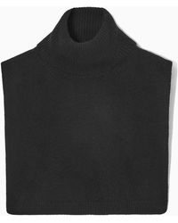 COS - Open-side Cashmere-blend Roll-neck Tank - Lyst
