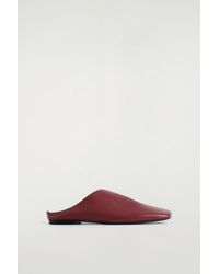 COS - Draped Leather Mules - Lyst