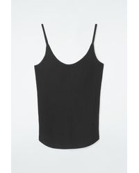 COS - Scoop-neck Merino Wool Tank Top - Lyst