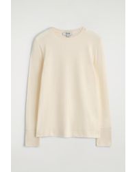 COS - Cotton Jersey Long-Sleeved Top - Lyst