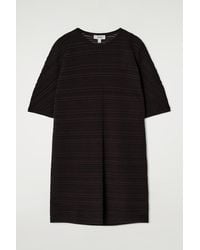 COS - Pleated Knitted Mini Dress - Lyst