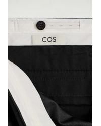 COS - Wool-Flannel Straight-Leg Trousers - Lyst