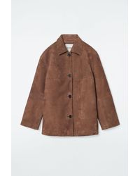 COS Ribbed-collar Puffer Jacket in Green | Lyst COS Ribbed-collar Puffer Jacket in Green | Lyst