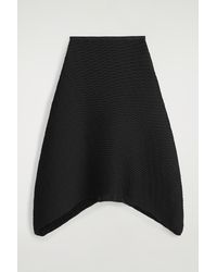 COS - Voluminous Pleated Midi Skirt - Lyst