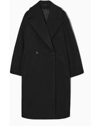 COS - Oversized Wool-blend Coat (petite) - Lyst