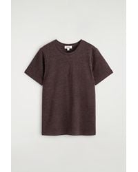 COS - Crew-Neck Linen T-Shirt - Lyst