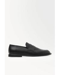 COS - The Perforated Leather Loafers - Lyst