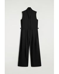 COS - Shawl-Collar Utility Jumpsuit - Lyst