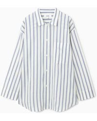 COS - Striped Pyjama Shirt - Lyst