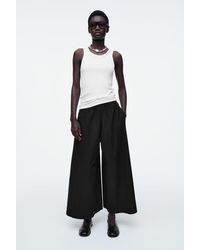 COS - Culottes Aus Seersucker - Lyst