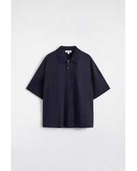 COS - Press-Stud Cotton Polo Shirt - Lyst