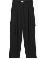 COS - Paperbag Utility Trousers - Lyst