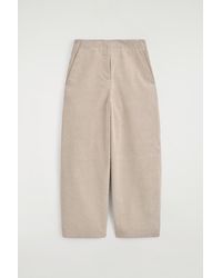 COS - Corduroy Barrel-Leg Pants - Lyst