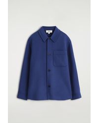COS - Double-Faced Wool Overshirt - Lyst