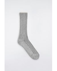 COS - Chunky Ribbed-Knit Socks - Lyst