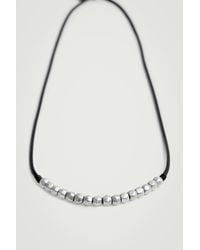 COS - Beaded Cord Necklace - Lyst