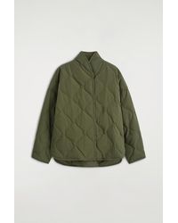 COS - Shawl-Collar Quilted Jacket - Lyst