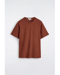 COS - Brushed-Cotton T-Shirt - Lyst