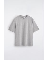 COS - Relaxed Lightweight Cotton T-shirt In Grey - Lyst