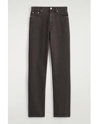 COS - Chord Straight-Leg Jeans - Lyst