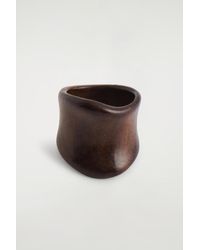 COS - Curved Wooden Ring - Lyst