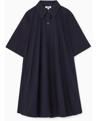 COS - A-line Mini Shirt Dress - Lyst