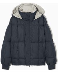 COS - Reversible Hooded Puffer Jacket - Lyst