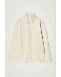 COS - Relaxed Denim Utility Overshirt - Lyst