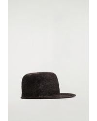 COS - Woven Paper Cap - Lyst