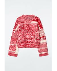 COS - Fair Isle Wool And Cashmere Sweater - Lyst