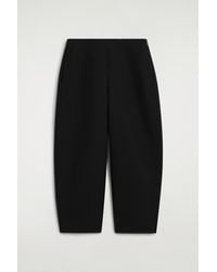 COS - Double-Faced Barrel-Leg Pants - Lyst