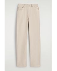 COS - Chord Canvas Straight-Leg Jeans - Lyst