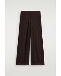COS - Ribbed Open-Knit Pants - Lyst