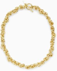 COS - Short Rope Chain Necklace - Lyst
