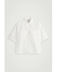 COS - Relaxed Flap-pocket Utility Shirt - Lyst