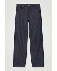 COS - Rider Selvedge Straight-leg Jeans - Lyst