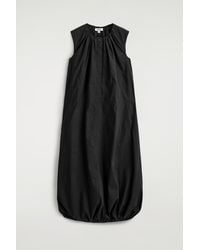 COS - Bubble-Hem Midi Dress - Lyst