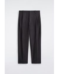 COS - Pleated Wool Straight-Leg Trousers - Lyst