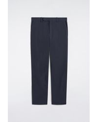 COS - Cotton-Blend Slim-Fit Straight-Leg Trousers - Lyst