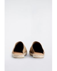 COS - Split Suede Espadrille Mules - Lyst