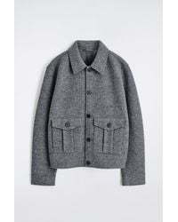 COS - Boiled-Wool Jacket - Lyst