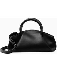 COS - Fold Micro Tote - Leather - Lyst
