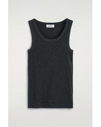 COS - Ribbed Cotton Tank Top - Lyst
