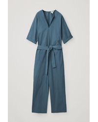 cos denim jumpsuit