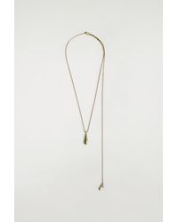 COS - Sautoir À Pendentif Façon Goutte - Lyst