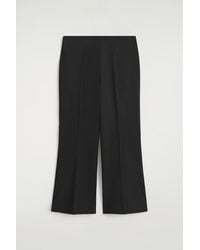 COS - Cropped Flared Trousers - Lyst