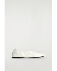 COS - Leather Ballet Flats - Lyst